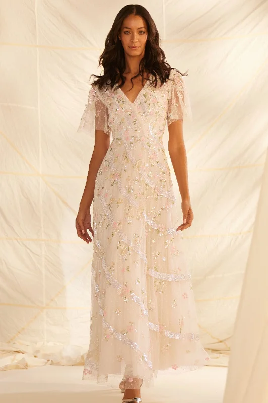 Dianella Sequin Gown Modern Sequin Dress