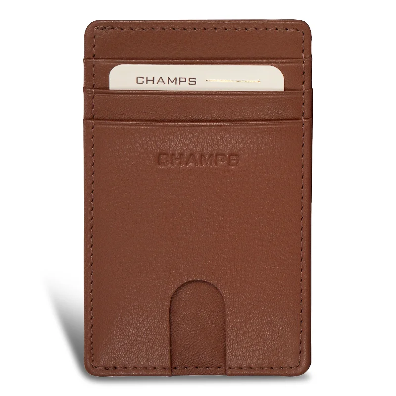 Onyx / Leather Access Card Case