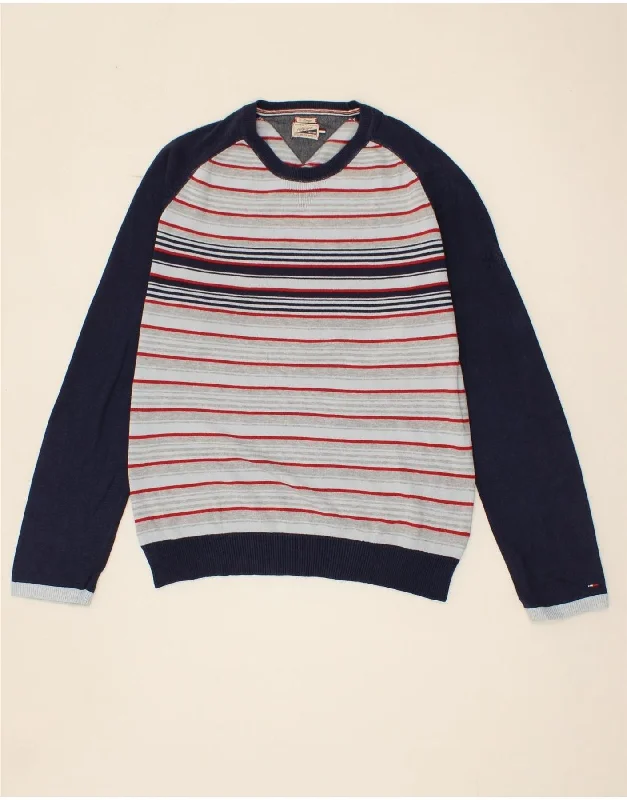 TOMMY HILFIGER Womens Crew Neck Jumper Sweater UK 18 XL Multicoloured Canada Goose sweaters