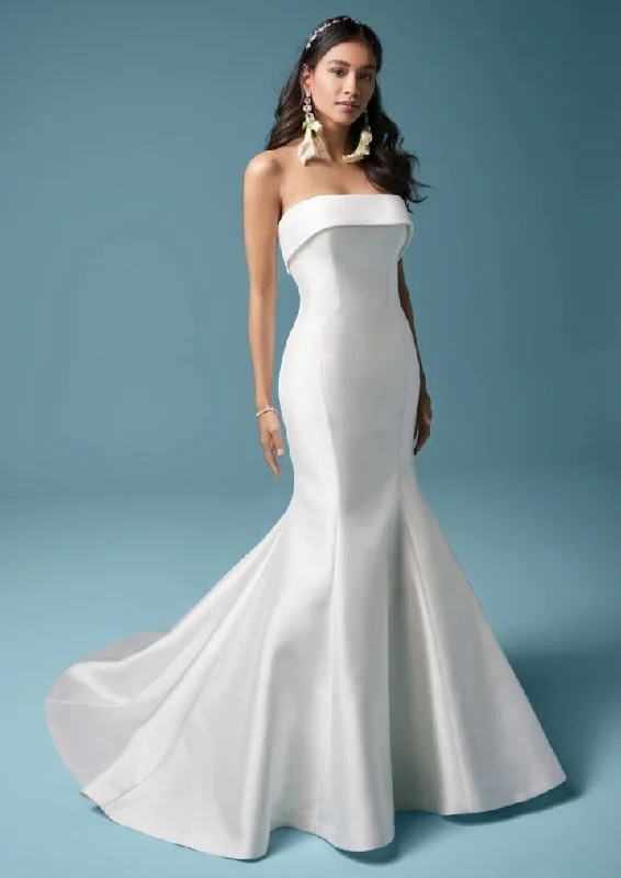 Maggie Sottero Mitchell Marie Wedding Dress Lace Back Wedding
