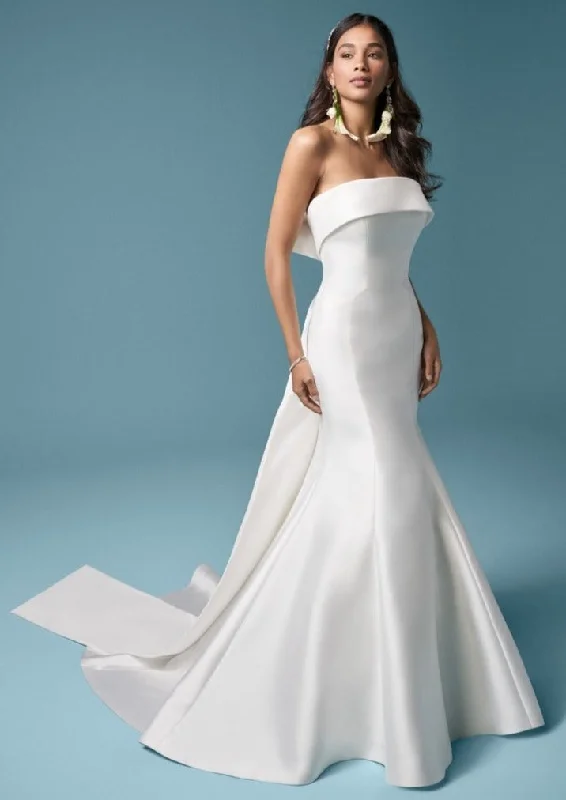 Maggie Sottero Mitchell Wedding Dress Full Length Gown