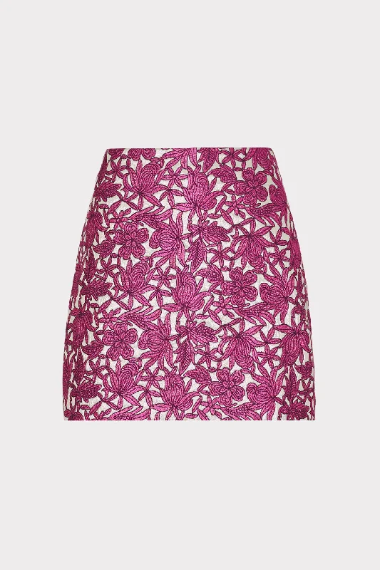 Floral Jacquard Skirt Unique unclassified skirts