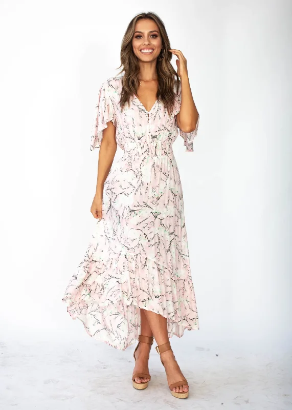Close To Me Maxi Dress - Blush Blossoms Sexy maxi dresses