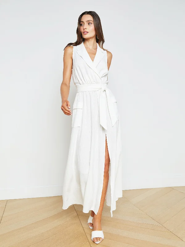 Mayer Linen-Blend Maxi Dress Best maxi dresses for elegant looks
