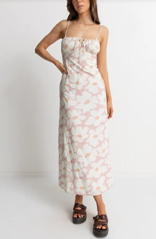 Mimi Floral Gathered Maxi Dress Halter maxi dresses