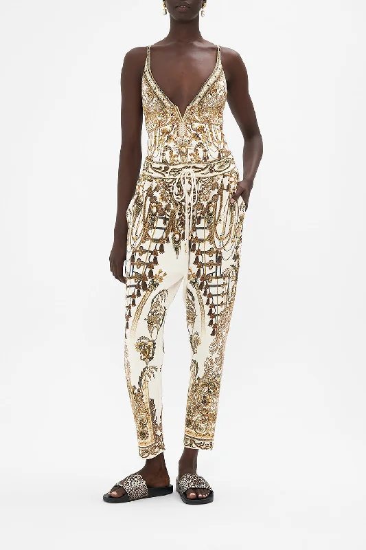 RIB WAIST RELAXED PANT ROAD TO RICHESSE Popular unclassified dresses