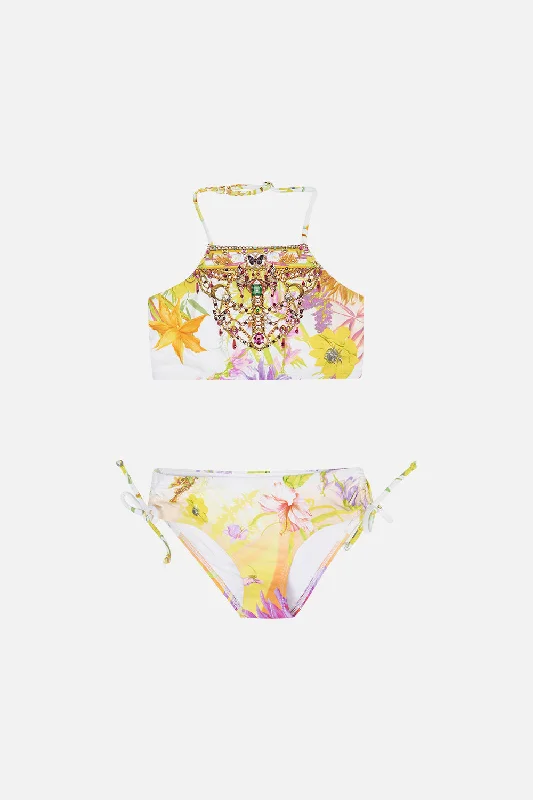 KIDS CROP TOP BIKINI 12-14 HOW DOES YOUR GARDEN GROW Travel unclassified dresses