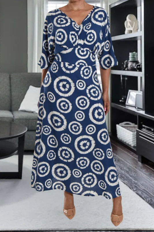 Teal And White Zip Back Dress Travel unclassified dresses