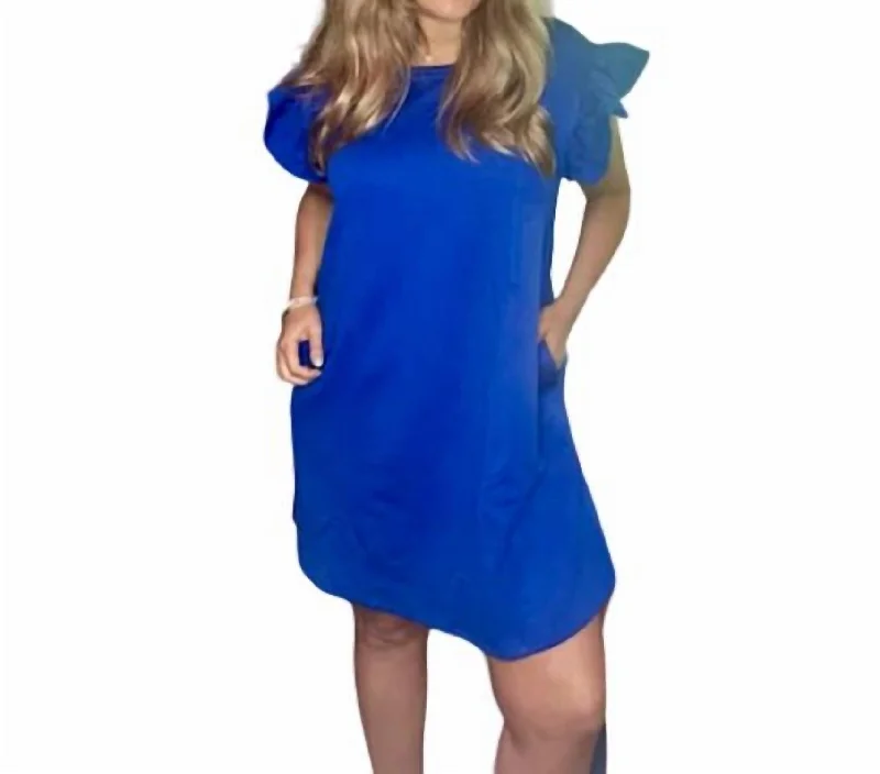 The Sleek Dress In Blue Vacation unclassified dresses